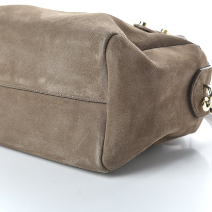 Jimmy Choo Suede Nappa Small Allie Bowling Bag Light Mocha 7 of 12