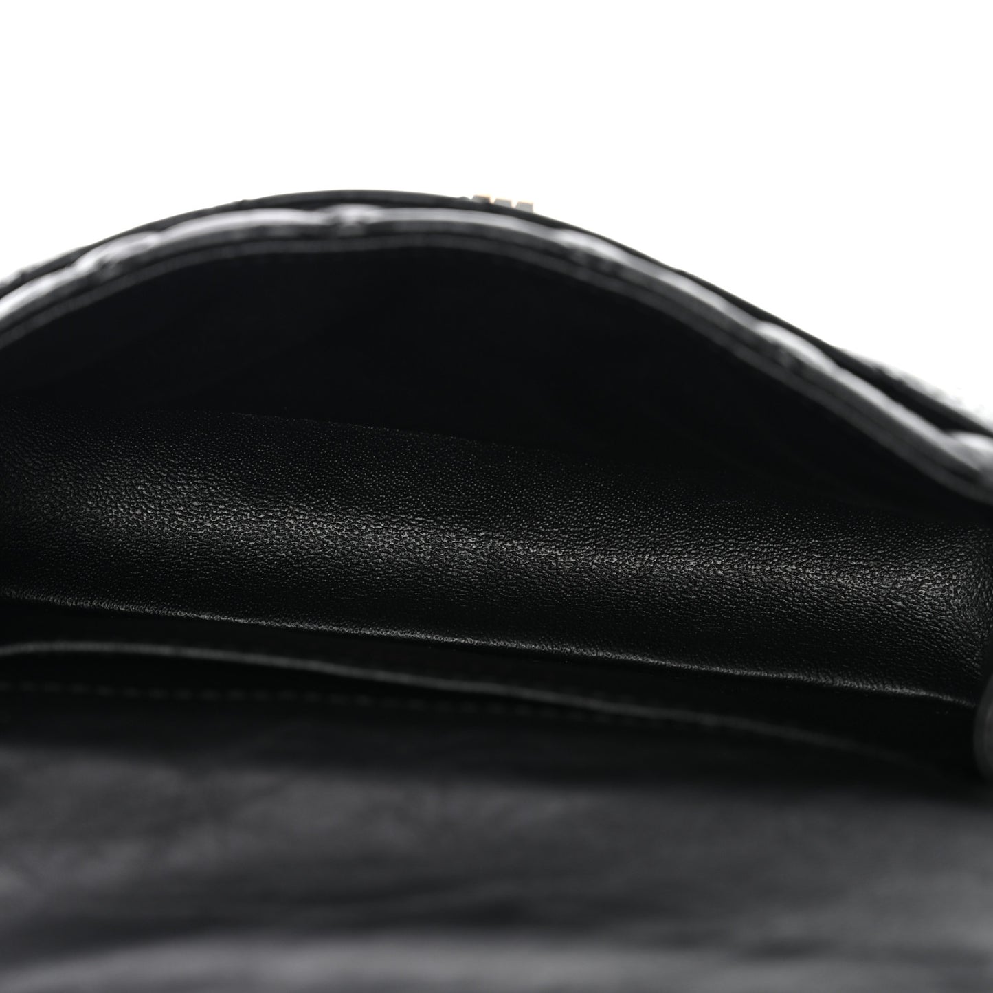 Aged Calfskin Quilted 2.55 Reissue Chain Waist Bag Black
