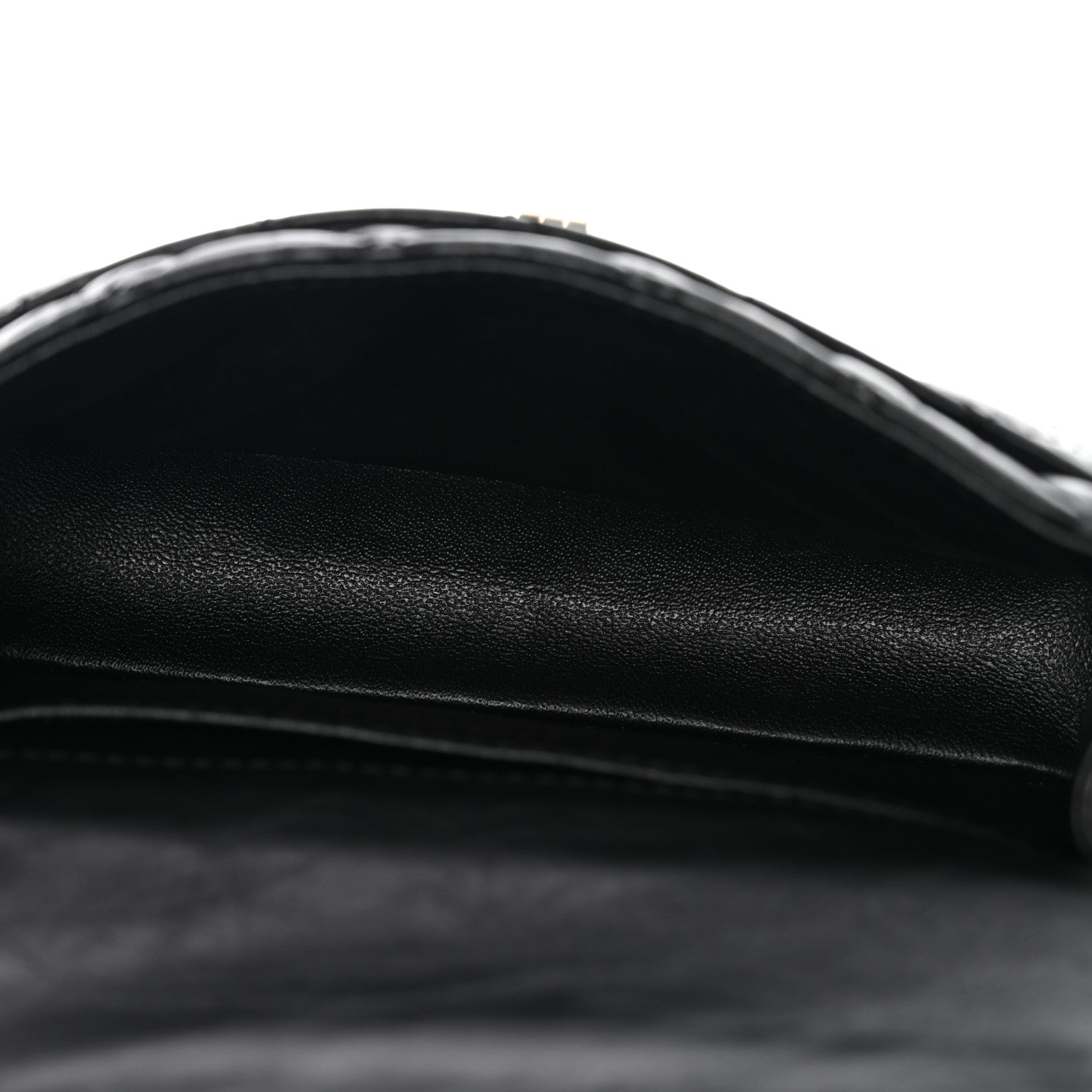 Chanel Aged Calfskin Quilted 2.55 Reissue Chain Waist Bag Black 5 of 12