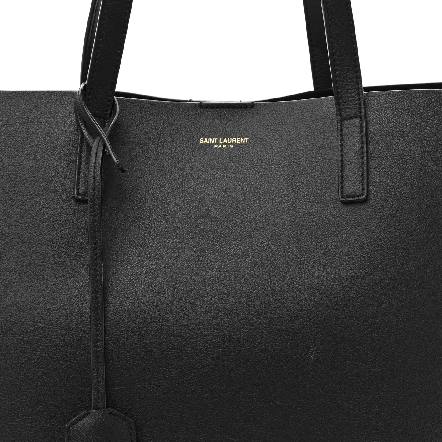 Calfskin Large Shopping Tote Black