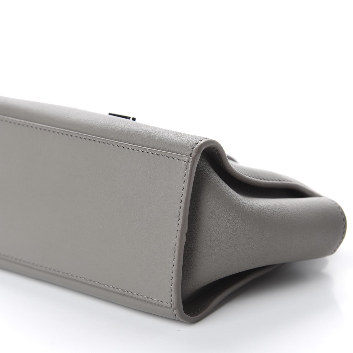Saint Laurent Calfskin Monogram Toy Cabas Oyster Grey 7 of 11
