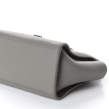 Saint Laurent Calfskin Monogram Toy Cabas Oyster Grey 7 of 11