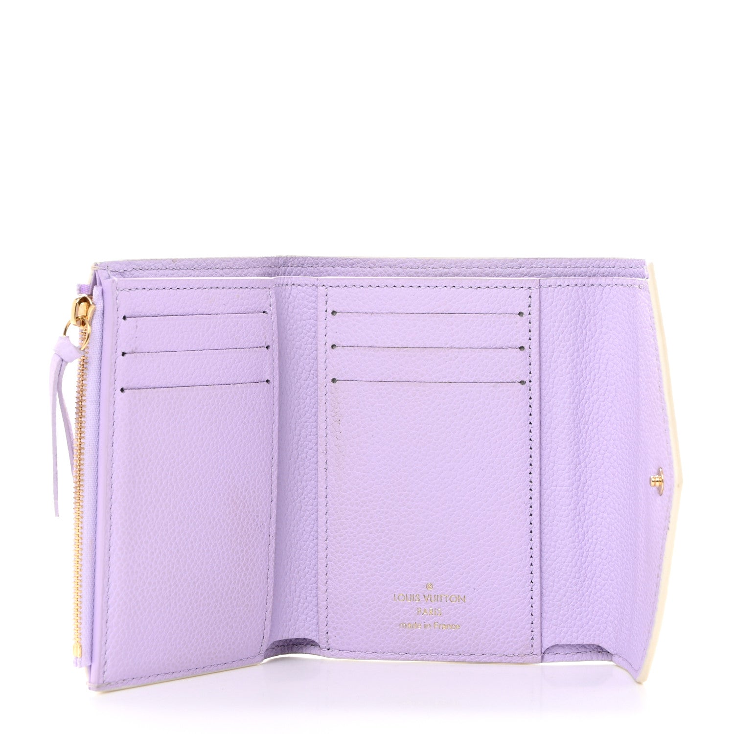 Louis Vuitton Empreinte Monogram Giant Victorine Wallet Latte Bubble Tea 5 of 8