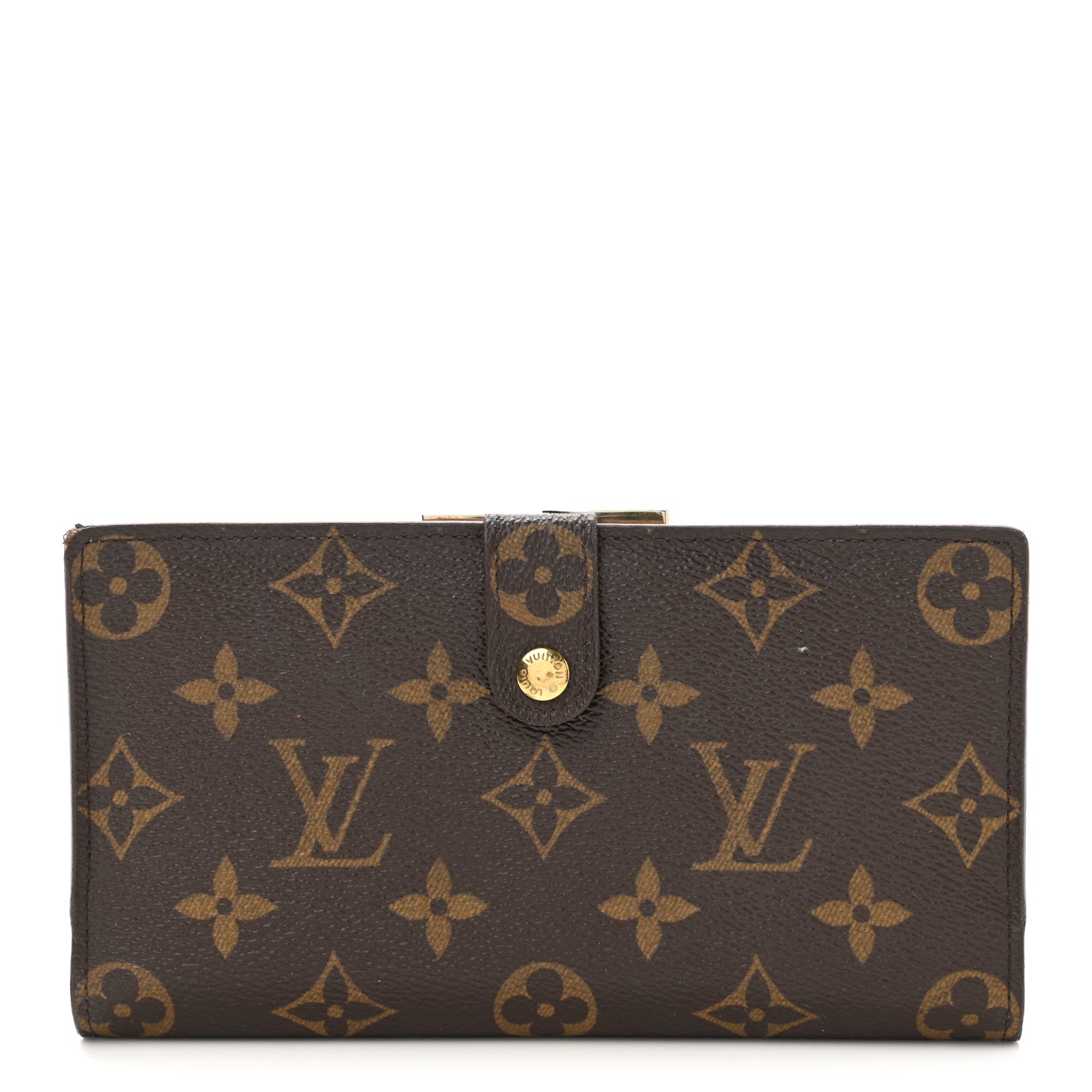 Louis Vuitton Monogram Continental French Purse Wallet 1 of 16
