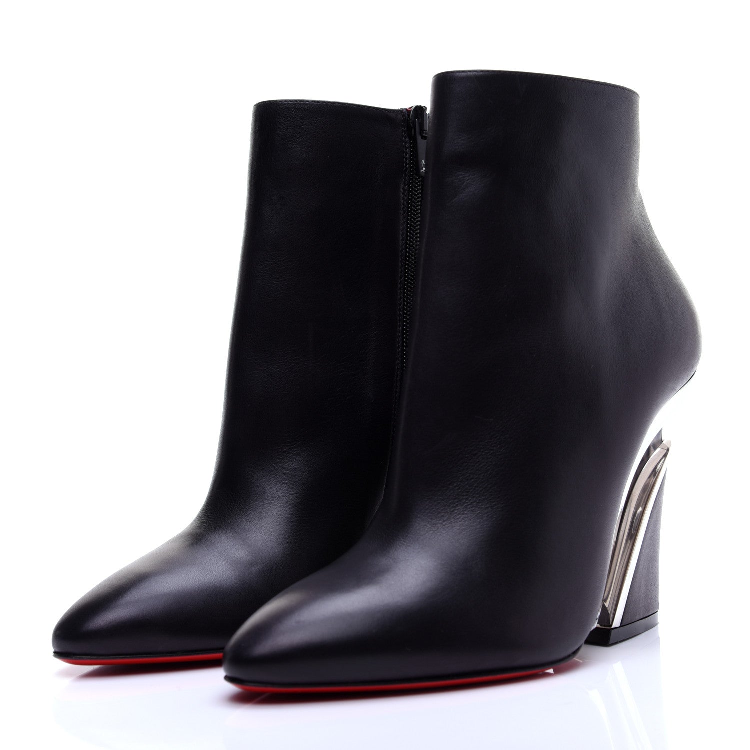 Christian Louboutin Calfskin Levitibootie 100 Booties 39.5 Black 4 of 12