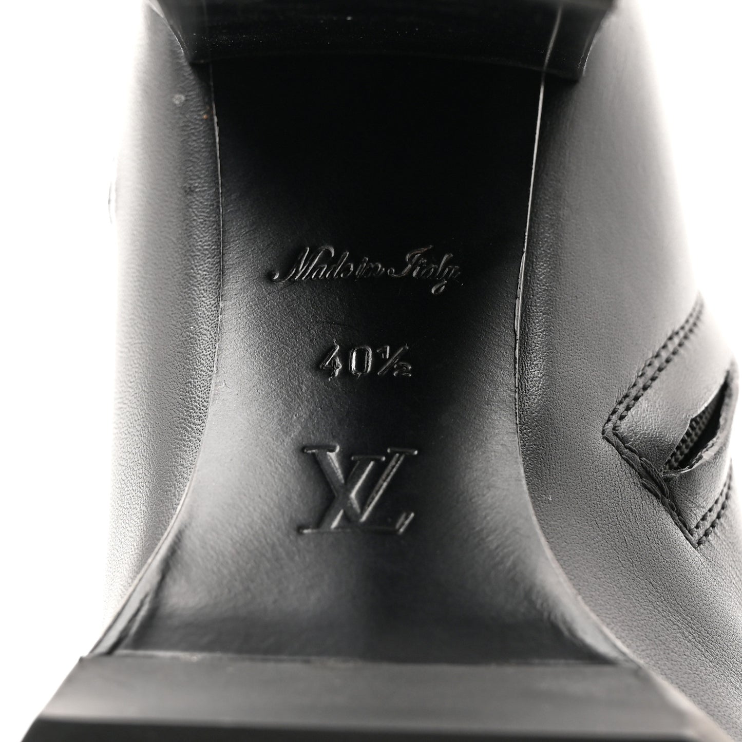 LOUIS VUITTON Calfskin Monogram Star Trail Ankle Boots 40.5 Black