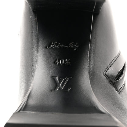 Louis Vuitton LOUIS VUITTON Calfskin Monogram Star Trail Ankle Boots 40.5 Black 7 of 14