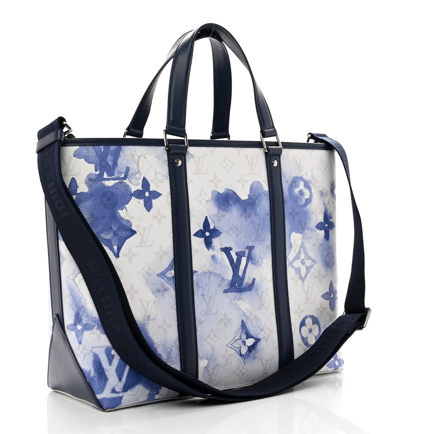 Monogram Watercolor New Tote GM Blue