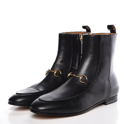 Gucci Malaga Kid Womens Jordaan Ankle Boots 39 Black 3 of 9