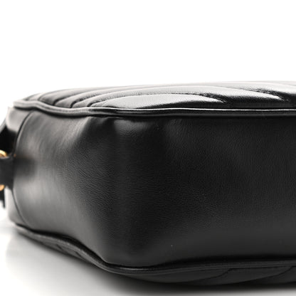 Saint Laurent Calfskin Matelasse Monogram Lou Camera Bag Black 9 of 10