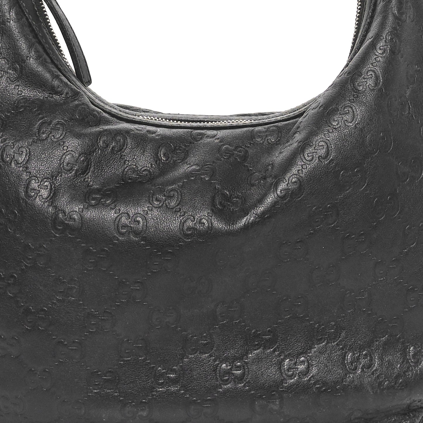 Guccissima Medium GG Twins Hobo Black