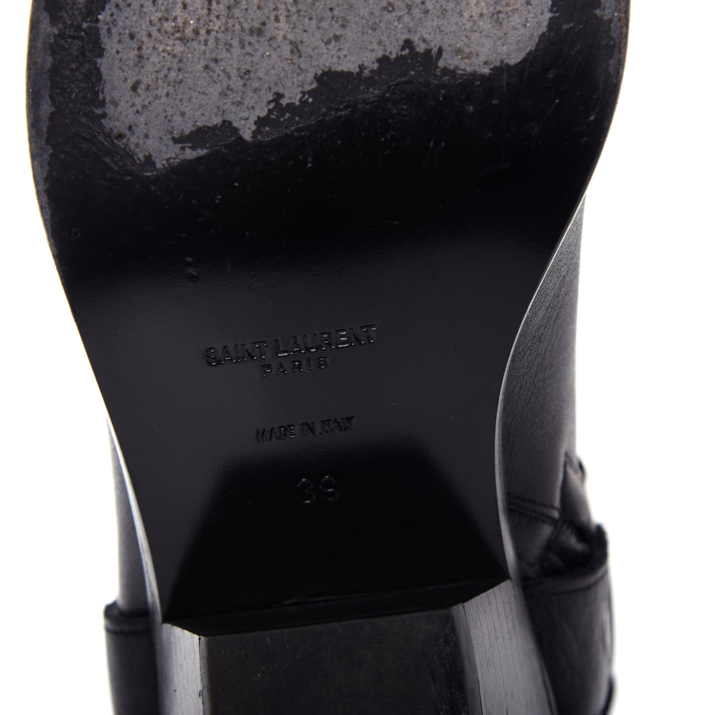 Calfskin West Harness Boots 39 Black