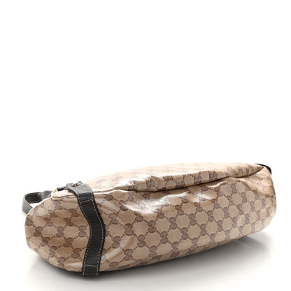 Gucci Crystal Monogram Medium Abbey Shoulder Bag Dark Brown 4 of 11