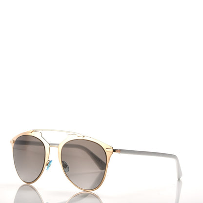 Christian Dior Reflected Sunglasses Gold White 1 of 8