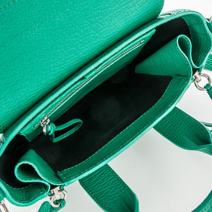 3.1 Phillip Lim 3.1 Textured Calfskin Mini Pashli Satchel Emerald 5 of 6