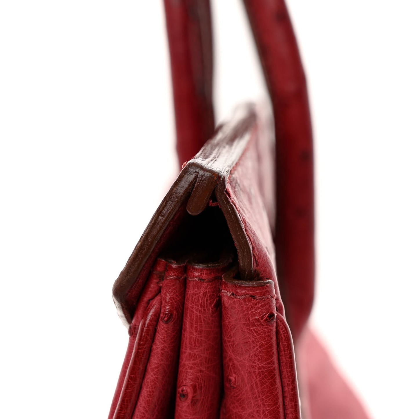Ostrich HAC Birkin 32 Rouge Vif
