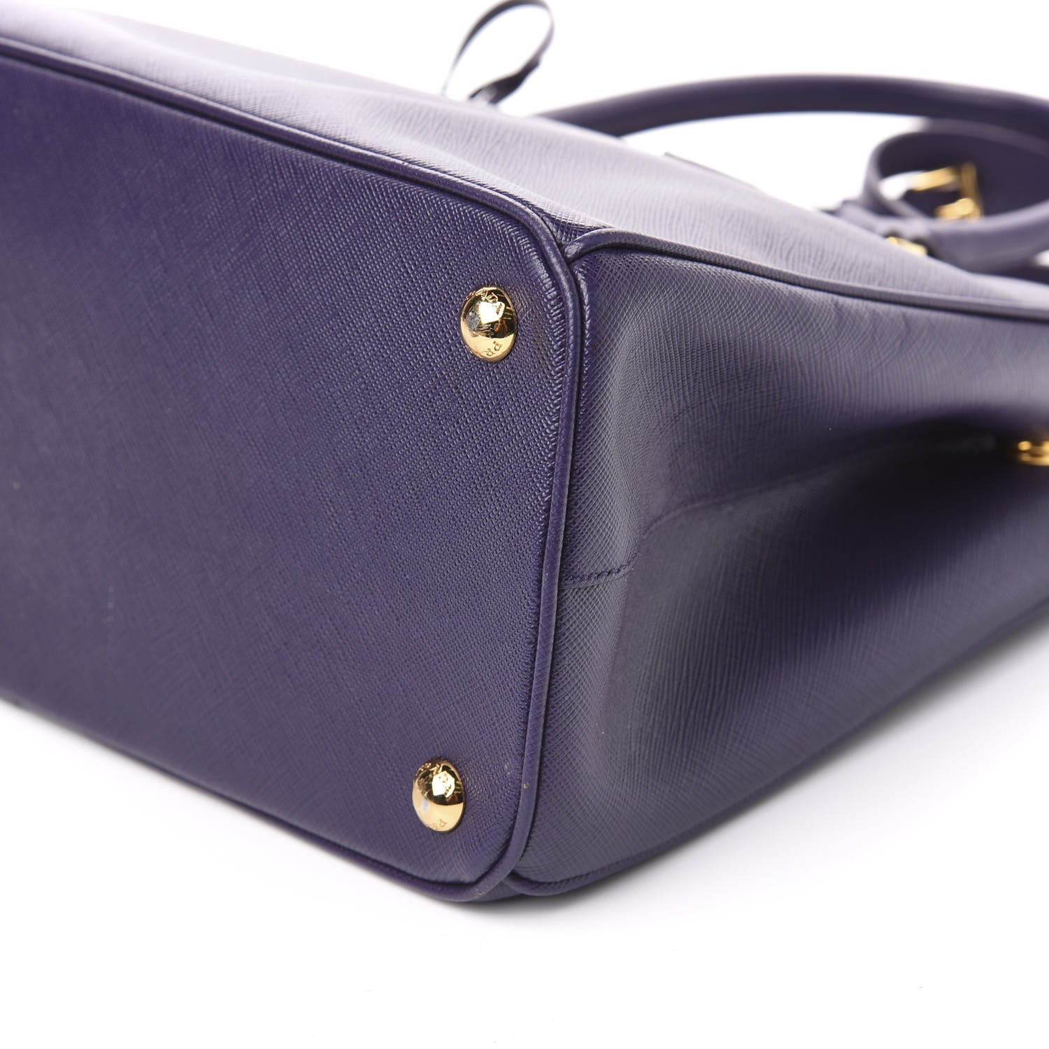 Prada Saffiano Small Galleria Double Zip Tote Viola 11 of 12