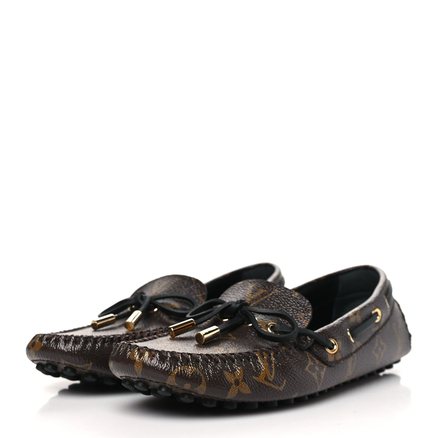 Patent Monogram Gloria Loafers 37