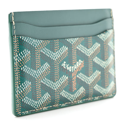 Goyard Goyardine Saint Sulpice Card Holder Green 3 of 7