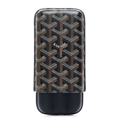 Goyard Goyardine Churchill 3 Cigar Case Black 1 of 10
