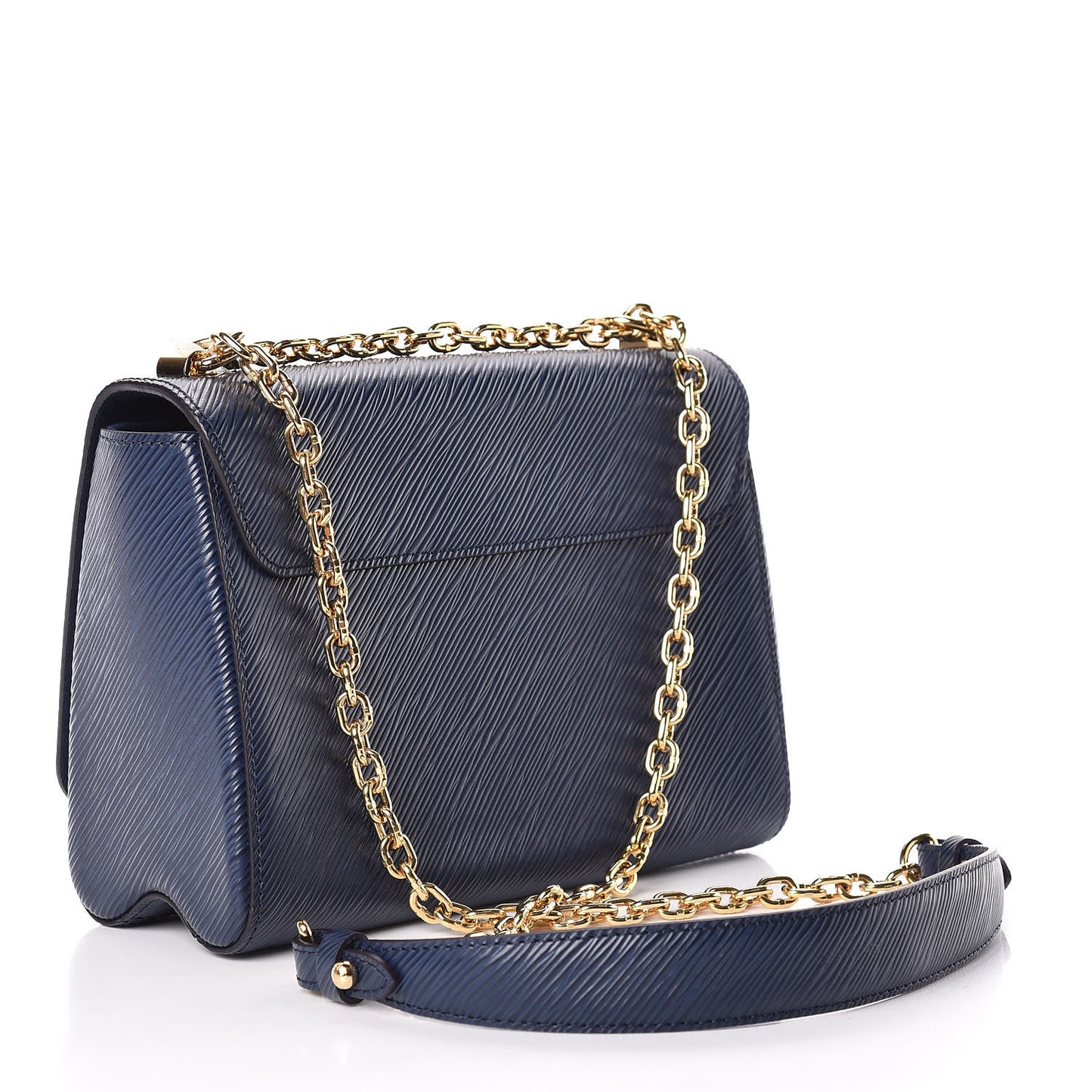 Epi Twist Shoulder Bag MM Indigo