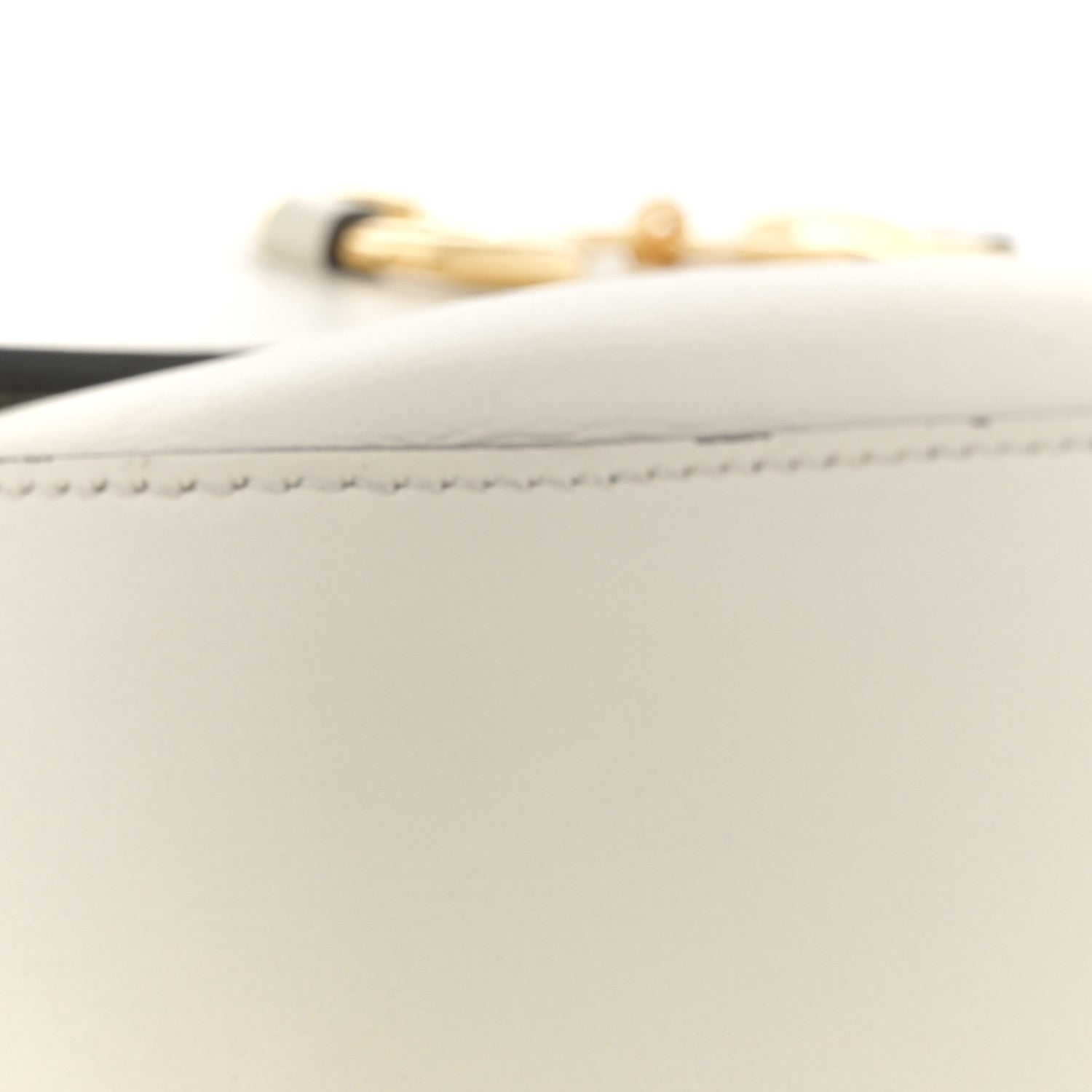 Gucci Azalea Calfskin Small Horsebit 1955 Shoulder Bag Mystic White 9 of 14