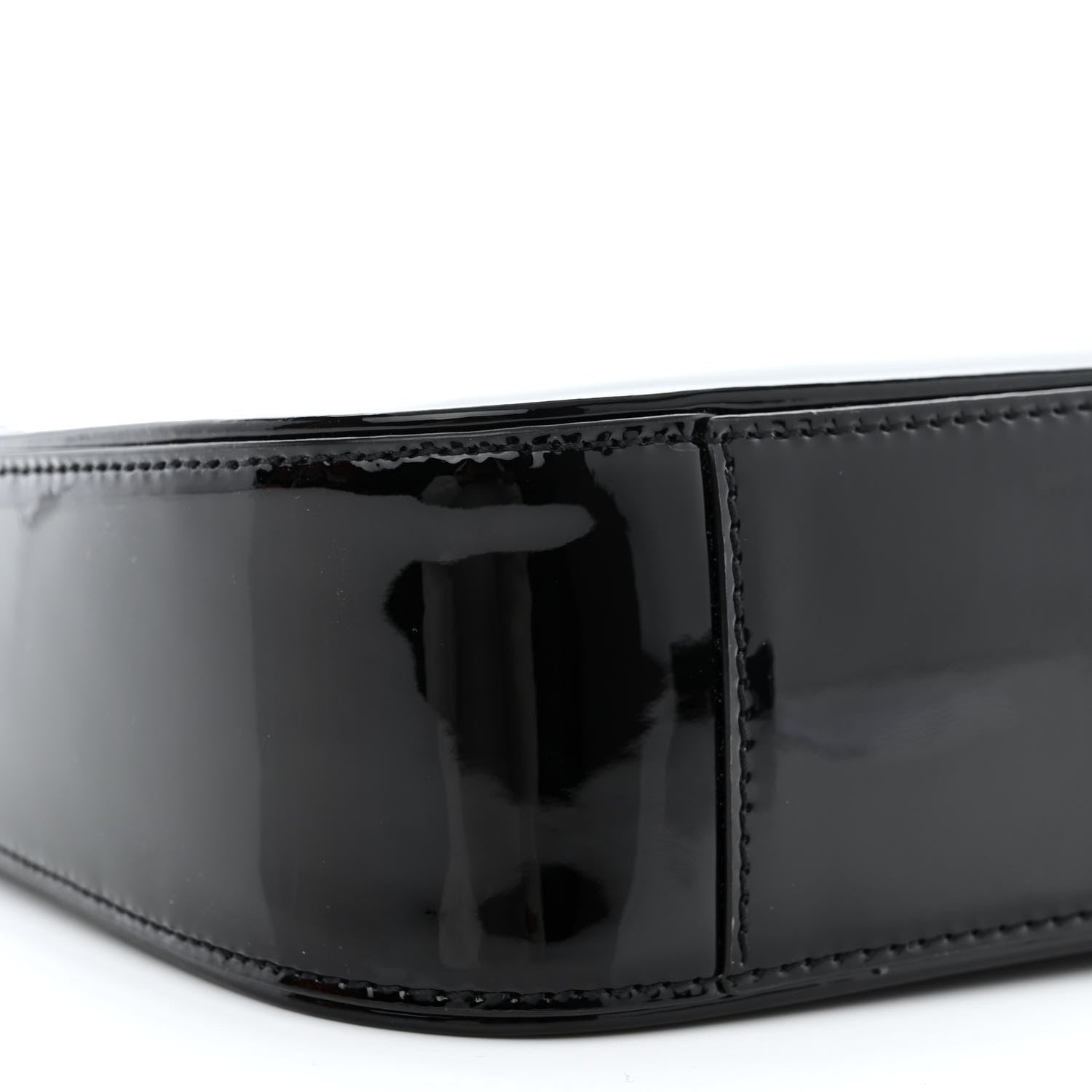 Saint Laurent Patent Le 5 A 7 Hobo Black 9 of 12