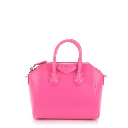 Givenchy Shiny Lord Calfskin Mini Antigona Shocking Pink 1 of 7