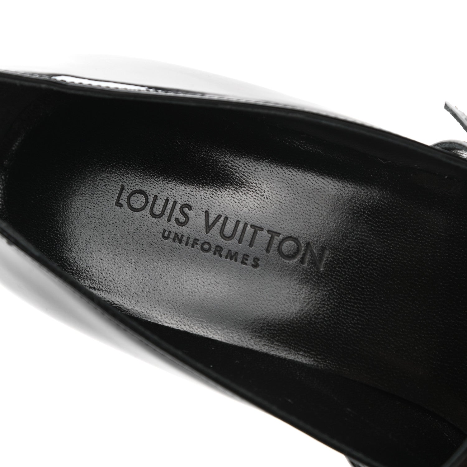 Louis Vuitton Patent Uniformes Silhouette 40mm Pumps 36.5 Black 7 of 8