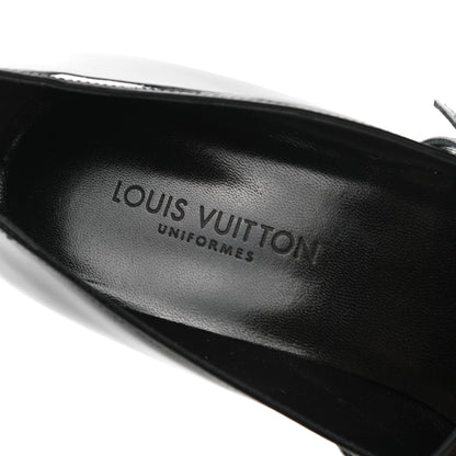 Louis Vuitton Patent Uniformes Silhouette 40mm Pumps 36.5 Black 7 of 8
