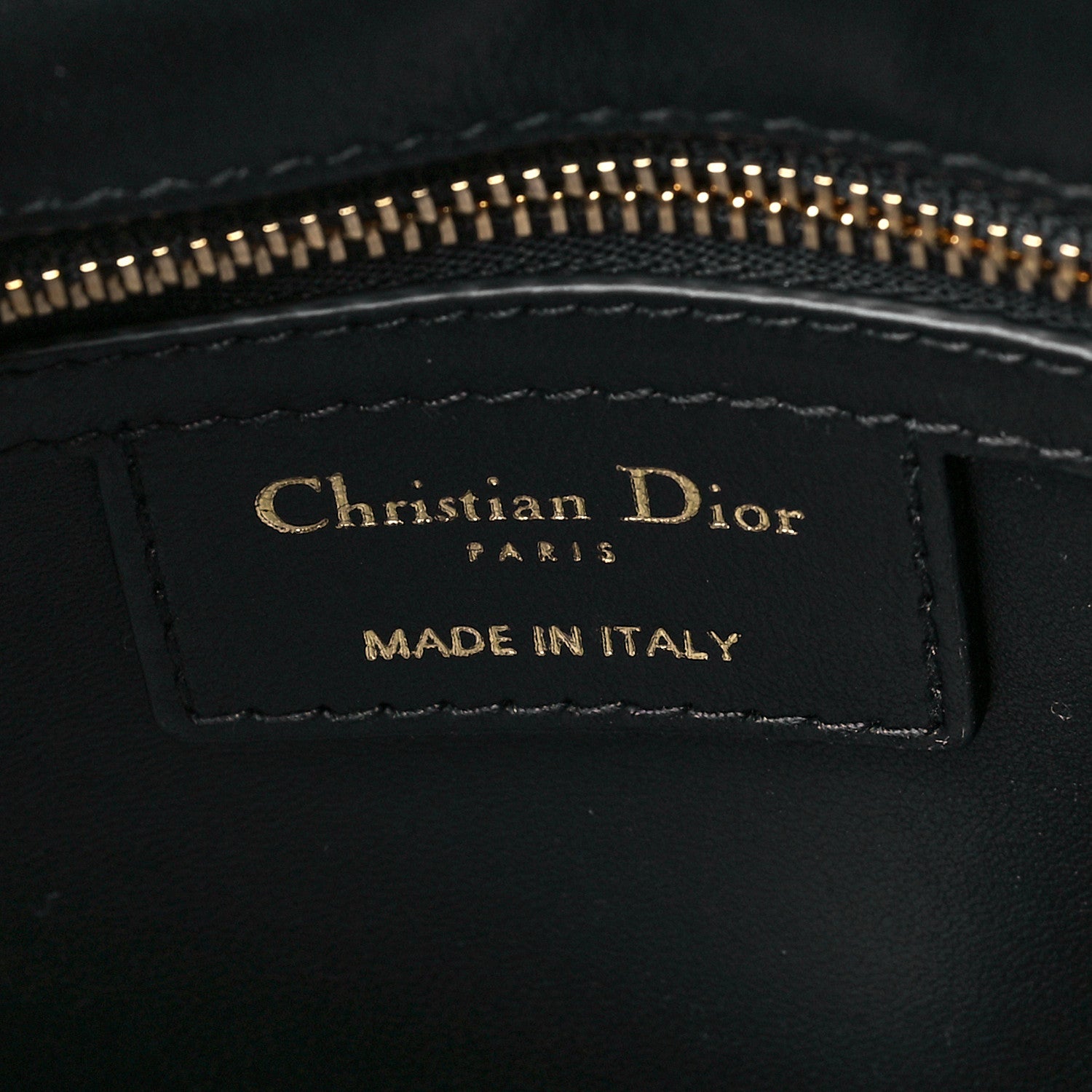 Christian Dior Technical Canvas Macro Houndstooth Medium Caro Bag Black White 6 of 11