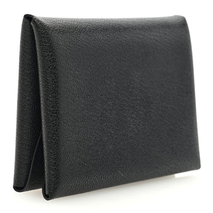 Hermes Chevre Mysore Calvi Duo Card Case Black 3 of 7