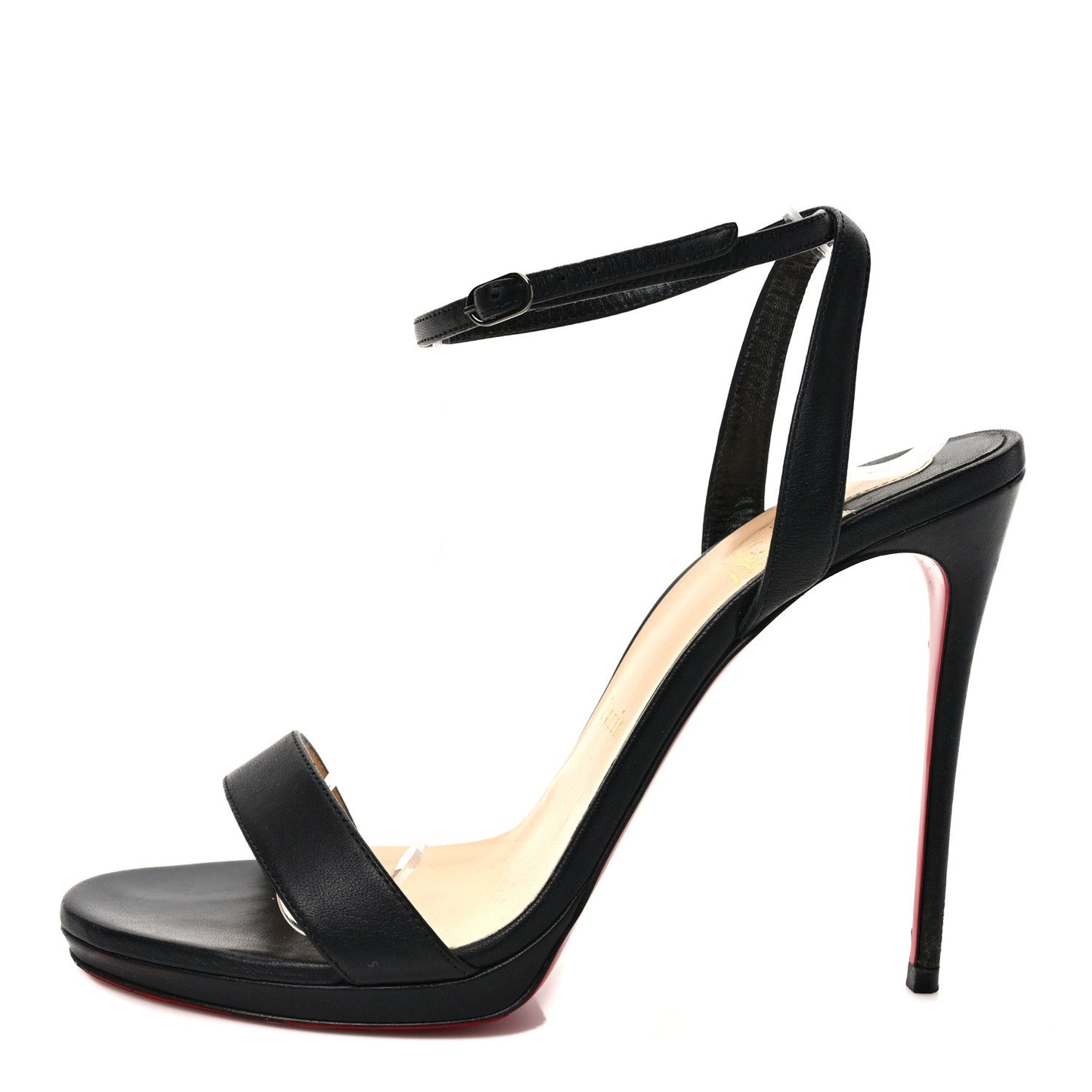 Nappa Loubi Queen 120 Pumps 41 Black