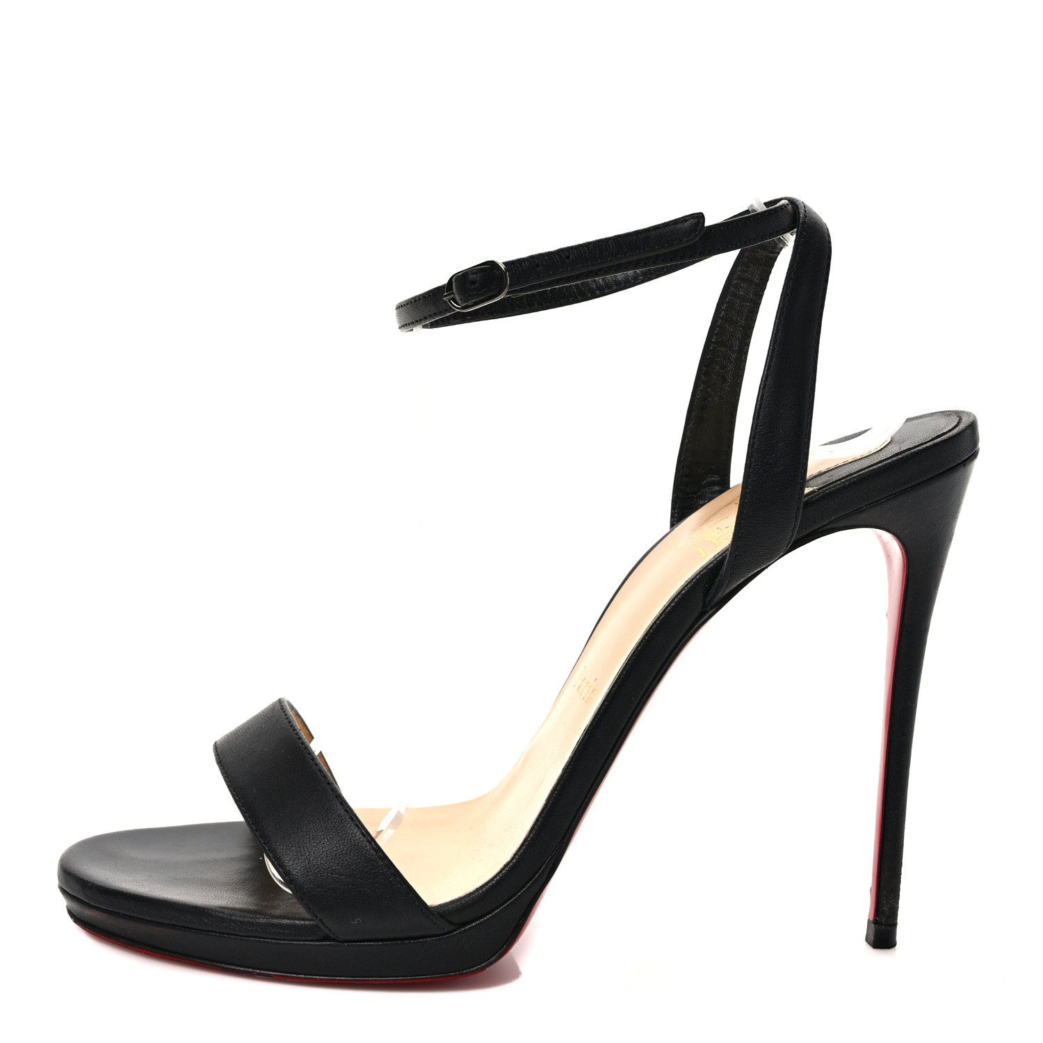 Christian Louboutin Nappa Loubi Queen 120 Pumps 41 Black 1 of 8
