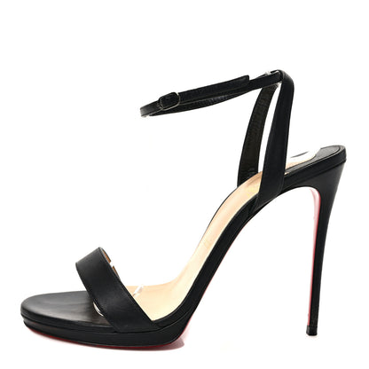Christian Louboutin Nappa Loubi Queen 120 Pumps 41 Black 1 of 8