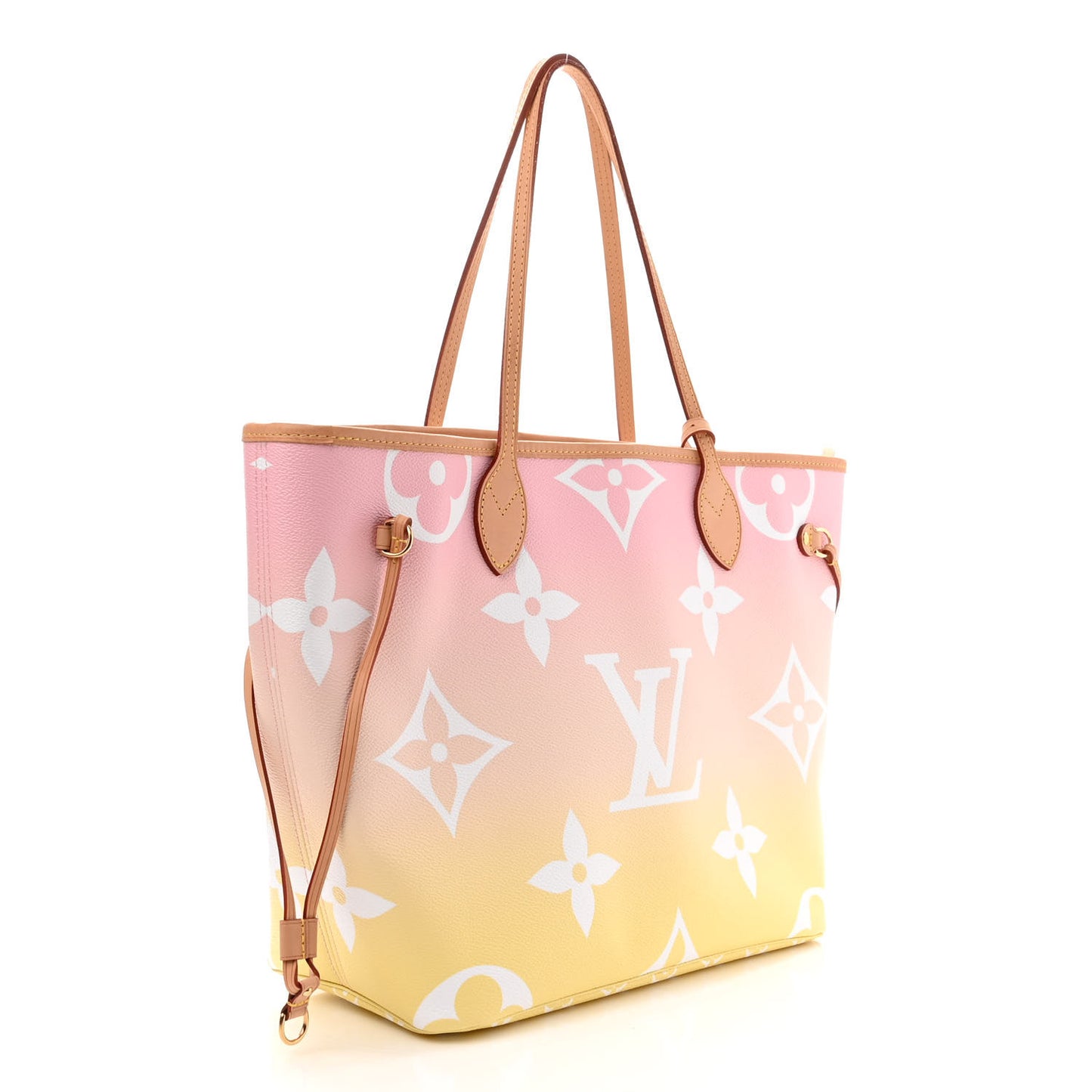 Monogram Giant By The Pool Neverfull MM Light Pink