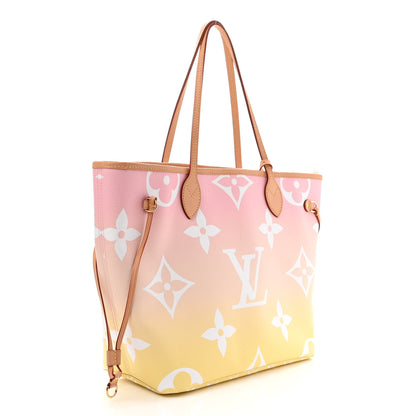 Louis Vuitton Monogram Giant By The Pool Neverfull MM Light Pink 4 of 13