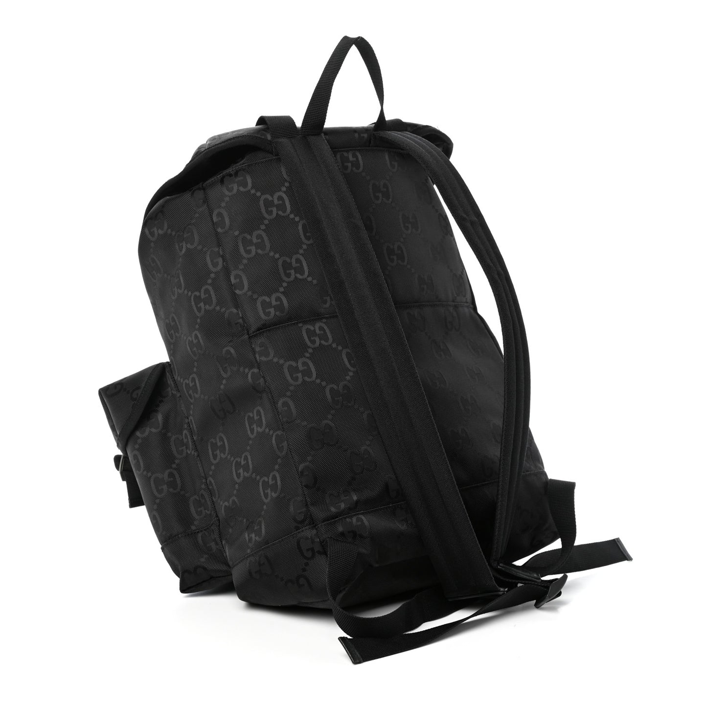 Econyl Nylon Monogram Off The Grid Utility Pocket Backpack Black