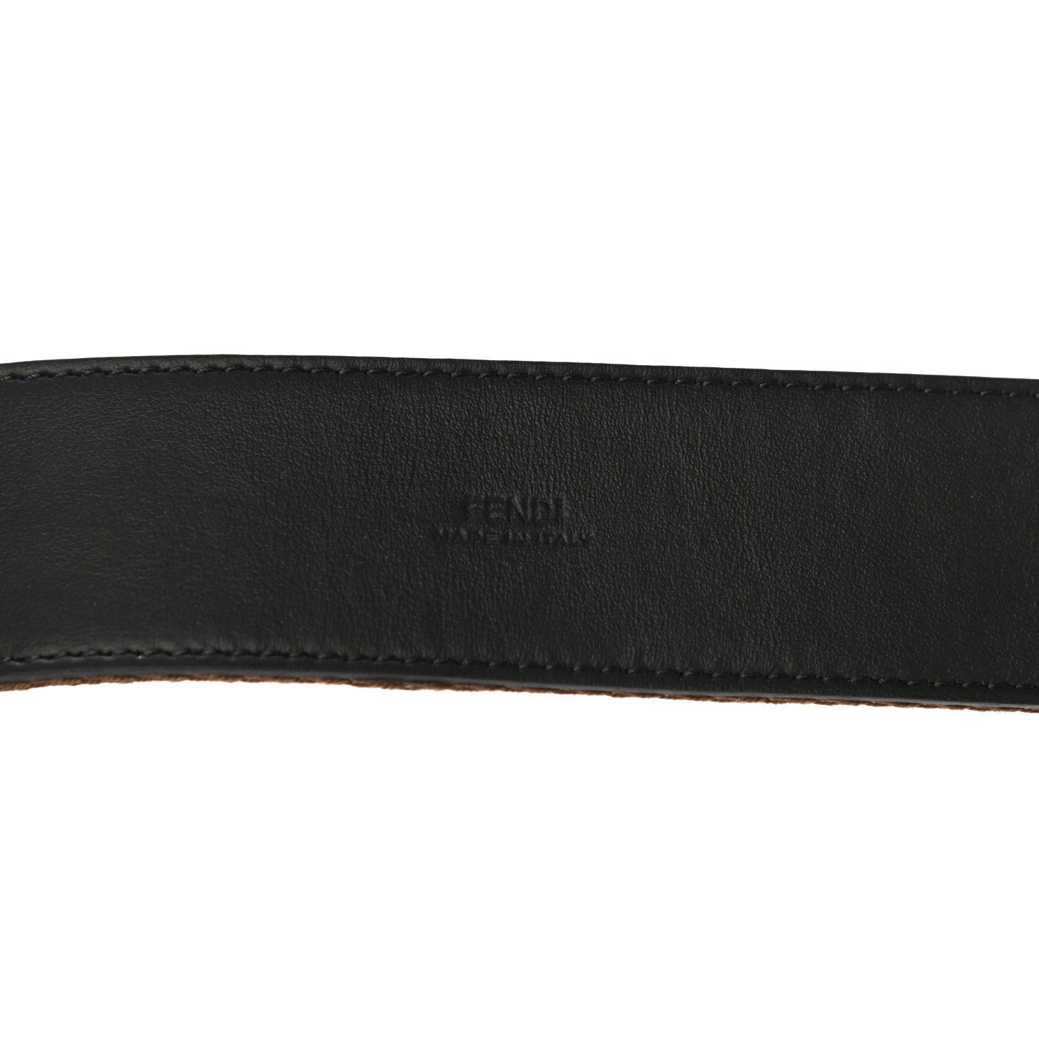 Fendi Ribbon Vitello Century FF 1974 Belt 110 44 Fango Moro 6 of 12