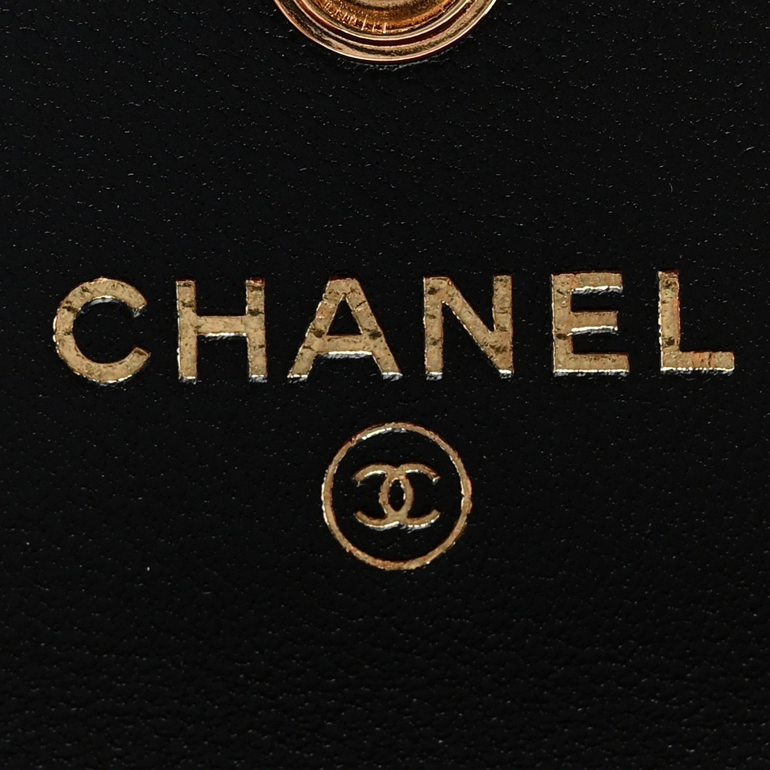 Chanel Lambskin Quilted Chanel 19 Flap Card Holder Black 6 of 9