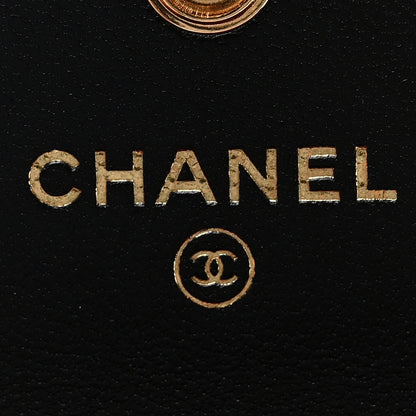 Chanel Lambskin Quilted Chanel 19 Flap Card Holder Black 6 of 9