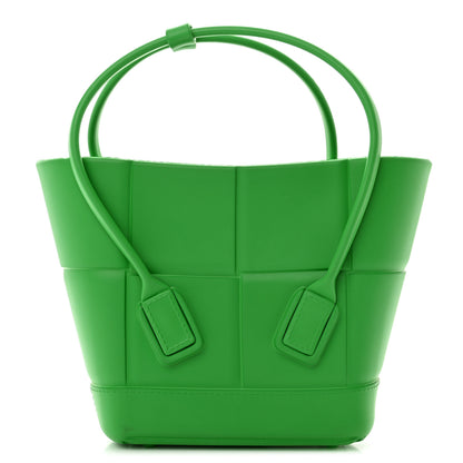 Bottega Veneta Rubber Maxi Intrecciato Mini Arco Grass 1 of 9