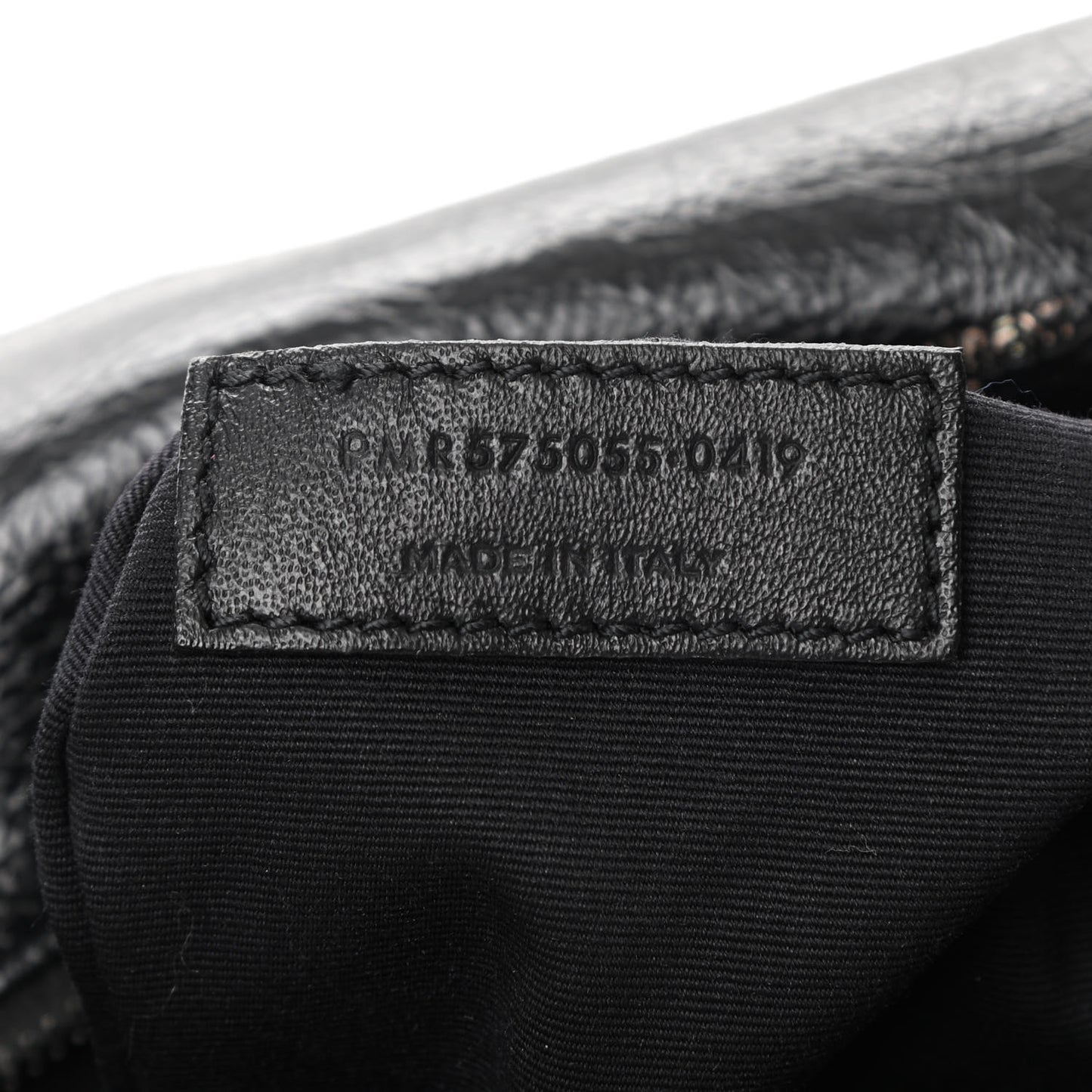 Crinkled Calfskin Matelasse Monogram Medium Niki Chain Satchel Black