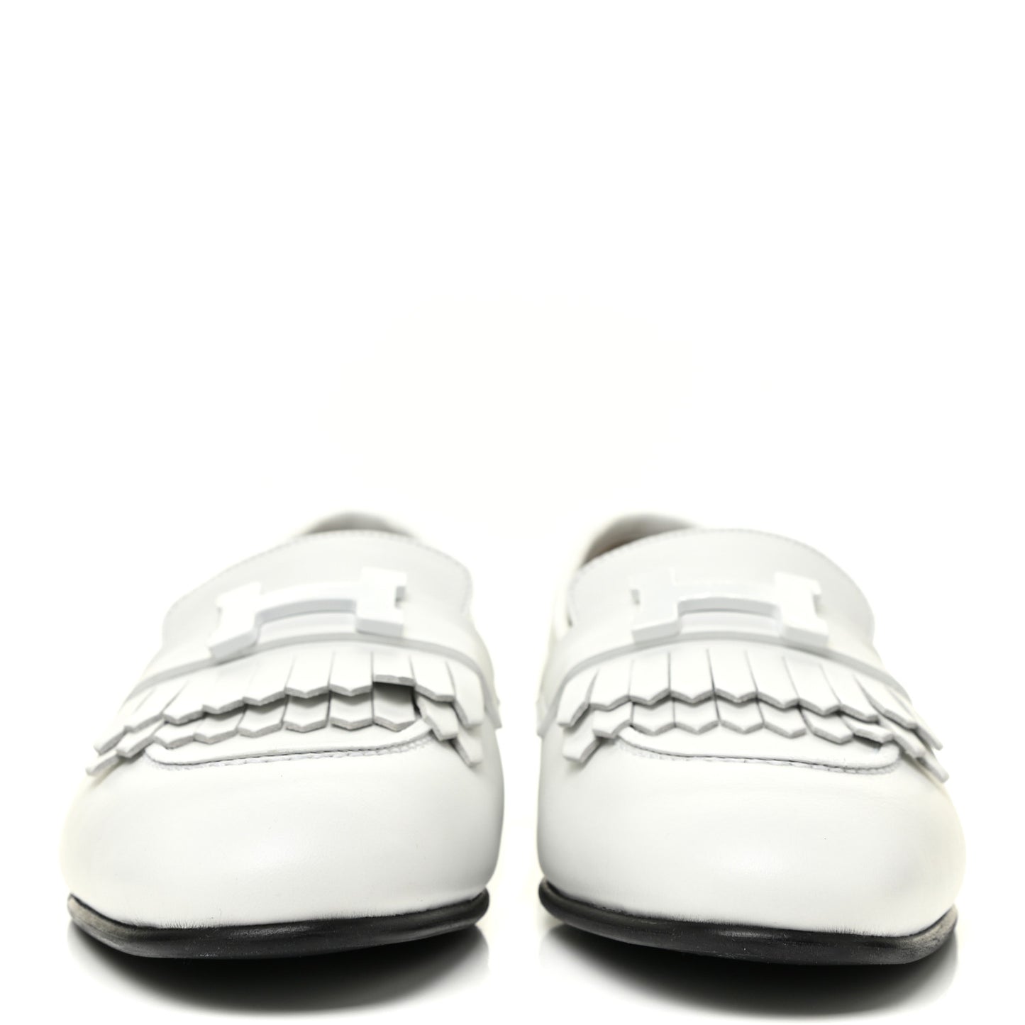 Calfskin Womens Royal Loafers 37.5 White