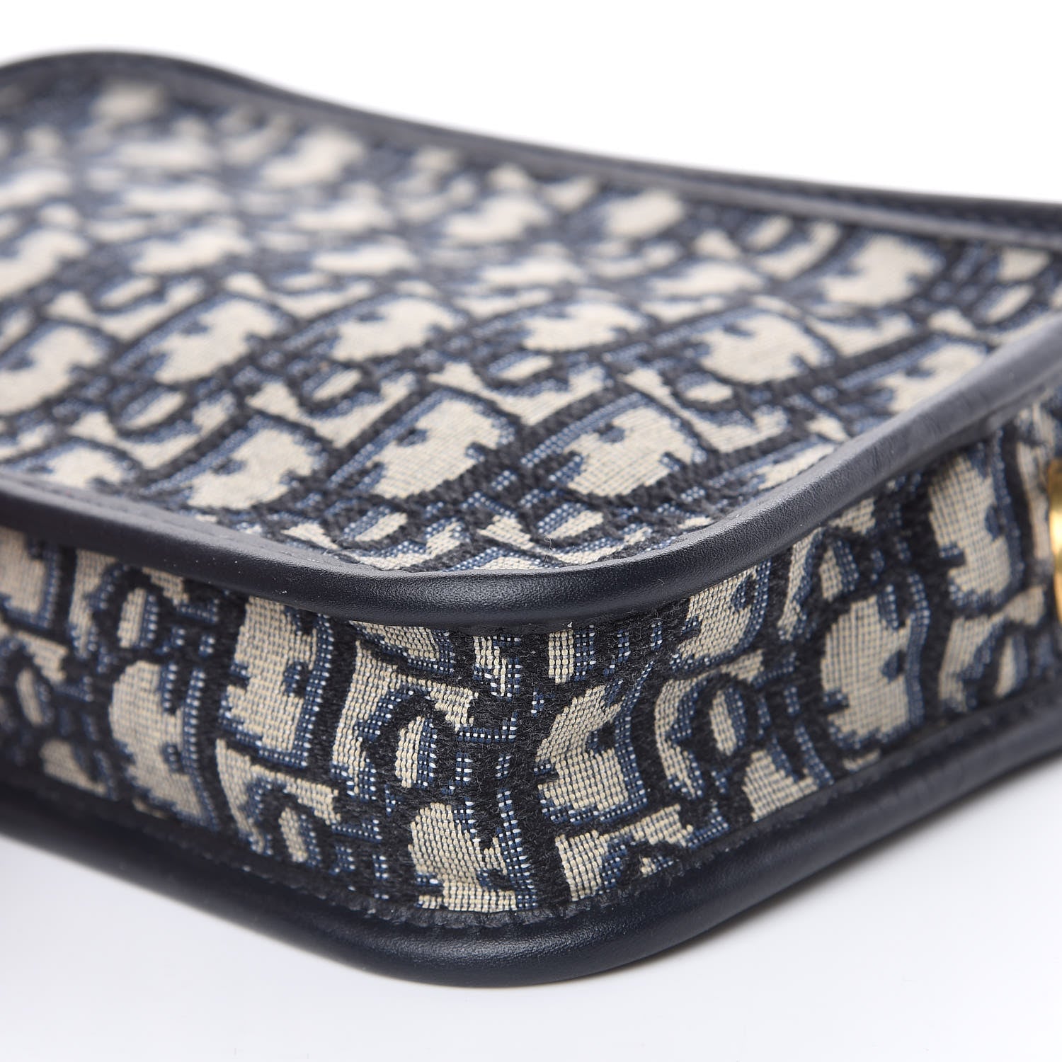 Christian Dior Oblique Diorquake Clutch Blue 8 of 8