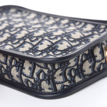 Christian Dior Oblique Diorquake Clutch Blue 8 of 8