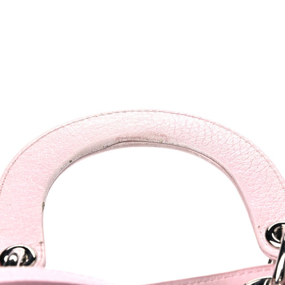 Christian Dior Bullcalf Small Printed Flower Diorissimo Tote Pink 16 of 18