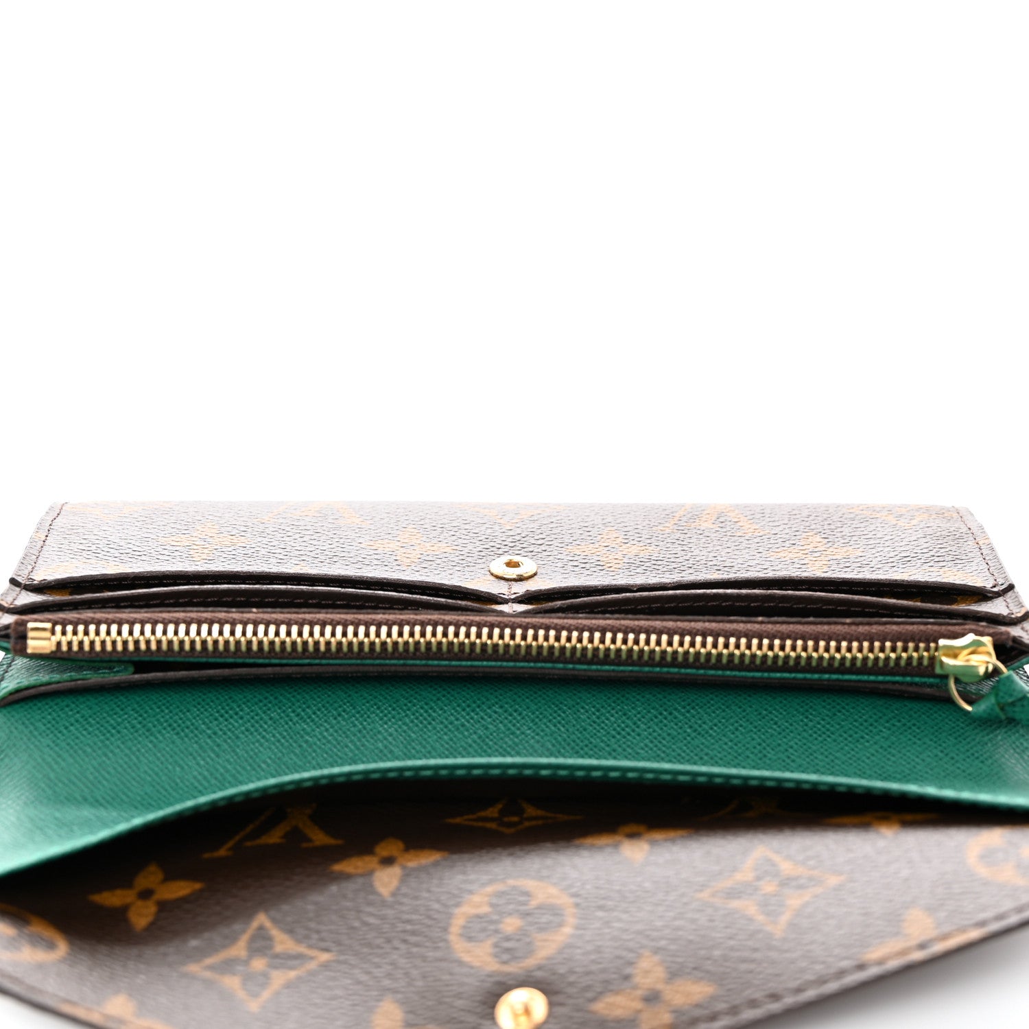 Louis Vuitton Monogram Emilie Wallet Vert 7 of 7