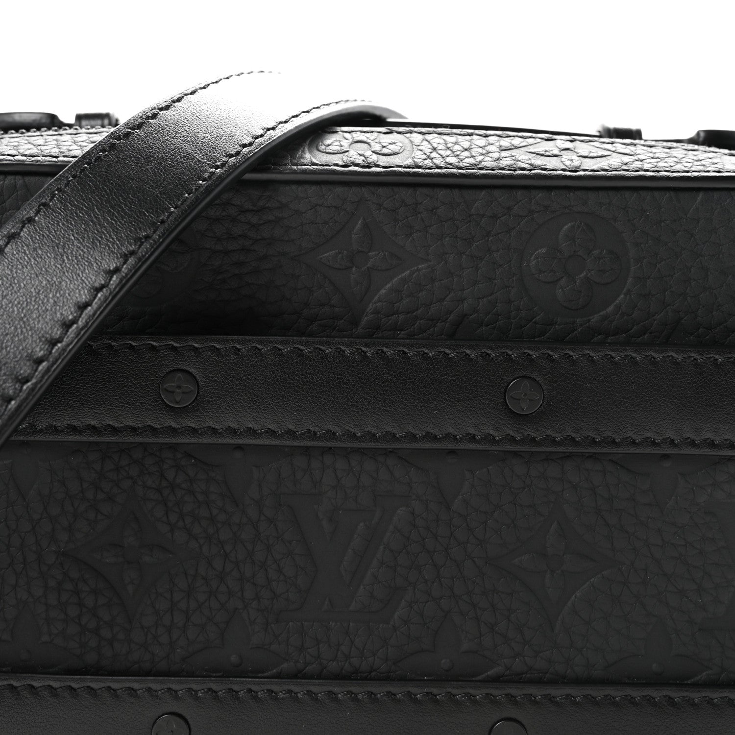 Louis Vuitton Taurillon Monogram Soft Trunk Black 7 of 10