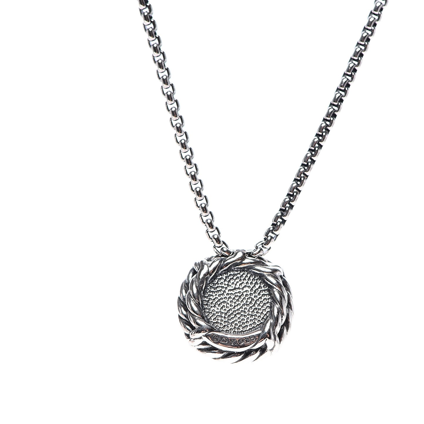 Sterling Silver Pearl 8mm Petite Chatelaine Pendant Necklace